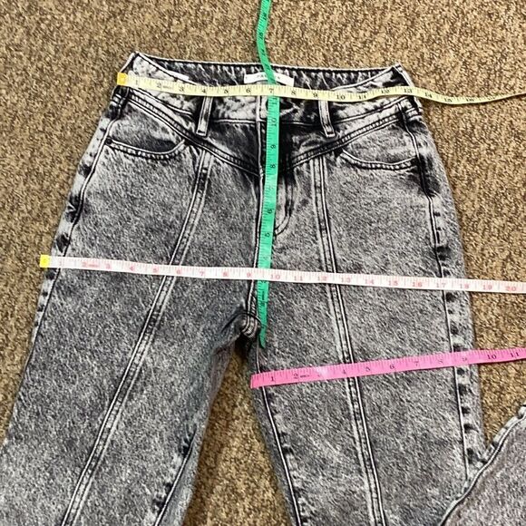 PacSun Mom Jean Vintage Women's Acid Wash Jeans Size 25 Mom Jeans - Picture 7 of 12